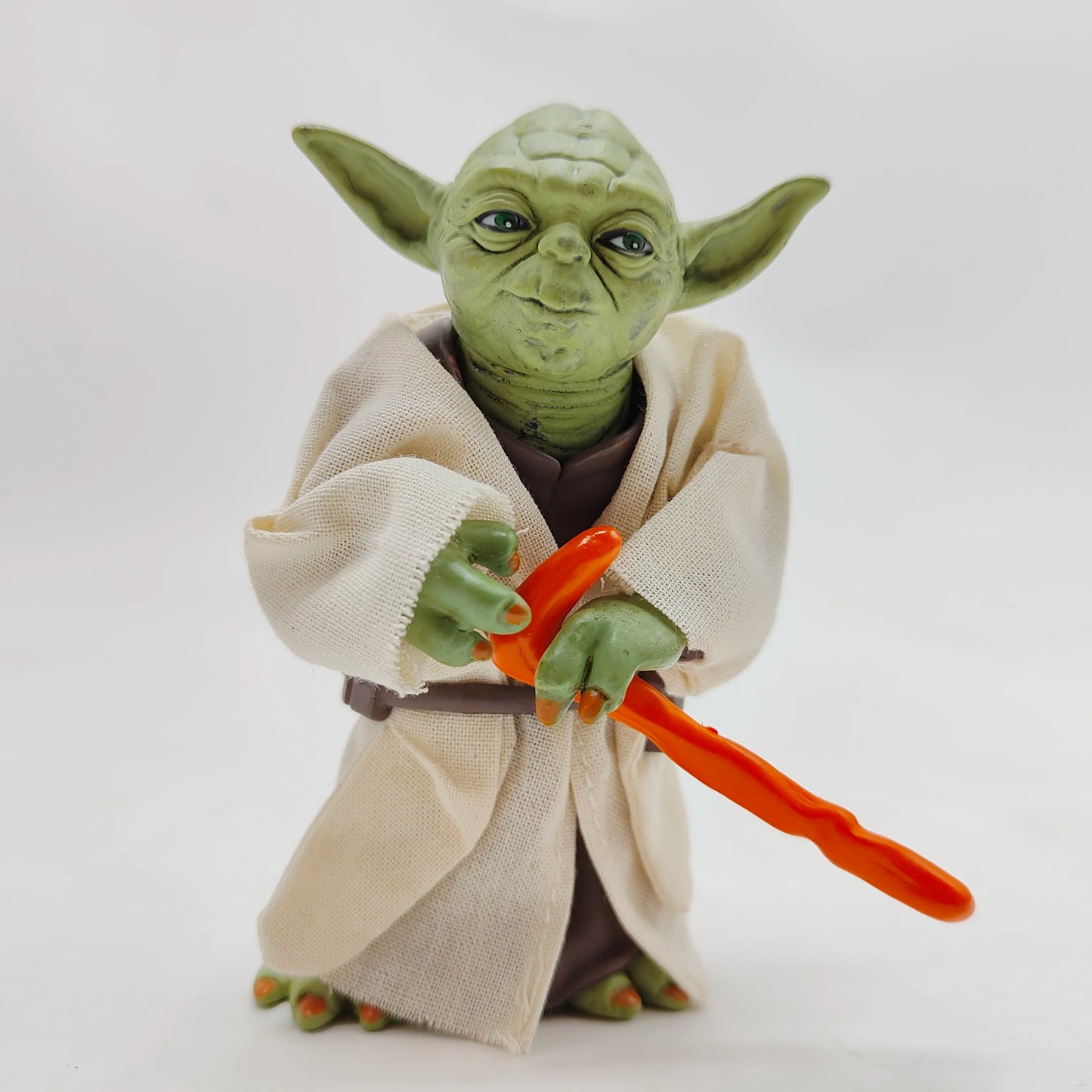 Manda lorian Master Yoda With Real clothes Action Figure Movie Cartoon Model Toys Desktop Ornament