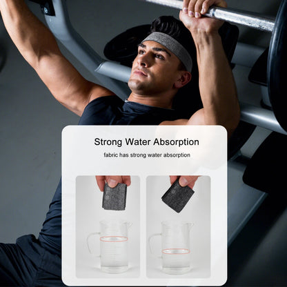 WRELS Headband Sport Band Elastic Non Slip Absorbent Sweatband Workout Running Basketball Gym Fitness Athletic Hair Band
