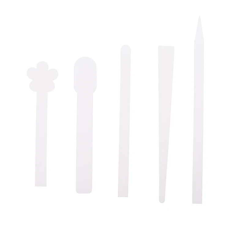 100pcs/lot Round Head Testing Aromatherapy Fragrance Perfume Essential Oils Test Tester Paper Strips Flower Shape