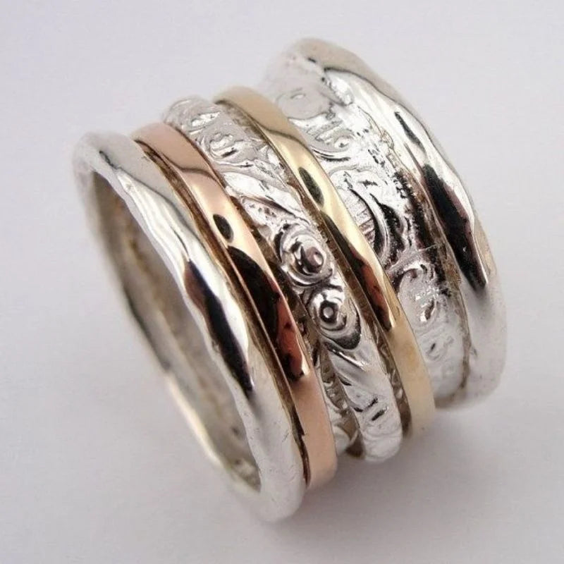 2025 New Irregular Ripple Inlay Zircon Hoop Rings For Women Birthday Gift Accessories Fashion Custom Jewelry