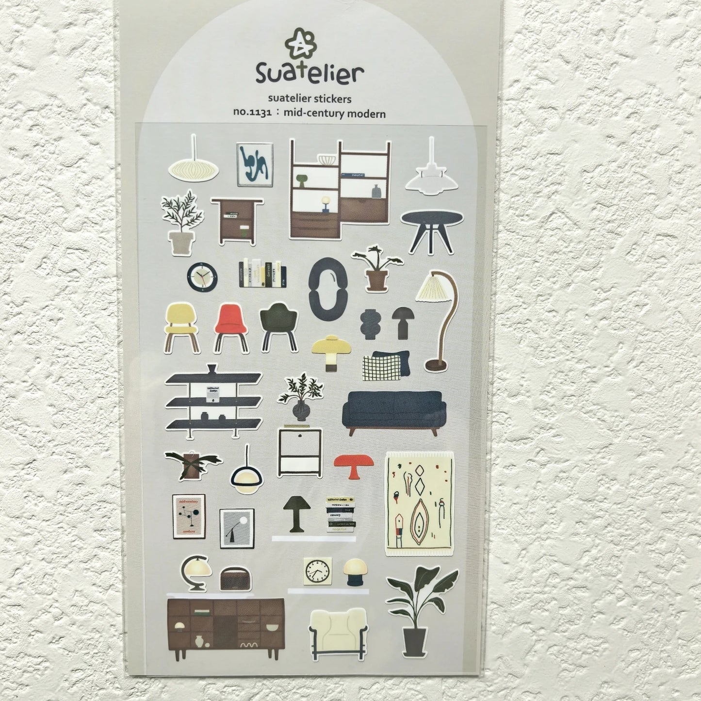 Korean Import Suatelier Travel Home Life Study Friend Stickers Scrapbooking Diy Journaling Diary Stationery Sticker School Gift
