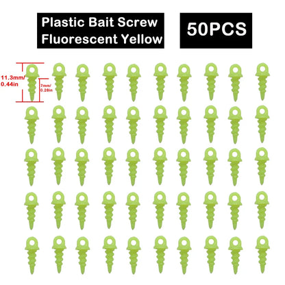 Carp Bait Screws With Ring Mirco Swivel Carp Bait For Carp Ronnie Rig Zig Chod Boilies Screws Carp Hiar Rig Terminal Tackle