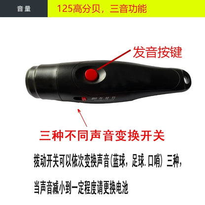 3-Tone Electronic Whistle with Sound Effects for Outdoor Sports Traffic Control Referee Pigeon Training