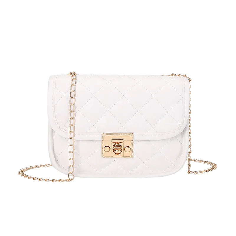 New Embroidered Bag 2024 Ladies Bags Trendy Women's Bag Cross border Small Square Bag Fashion Chain Bag