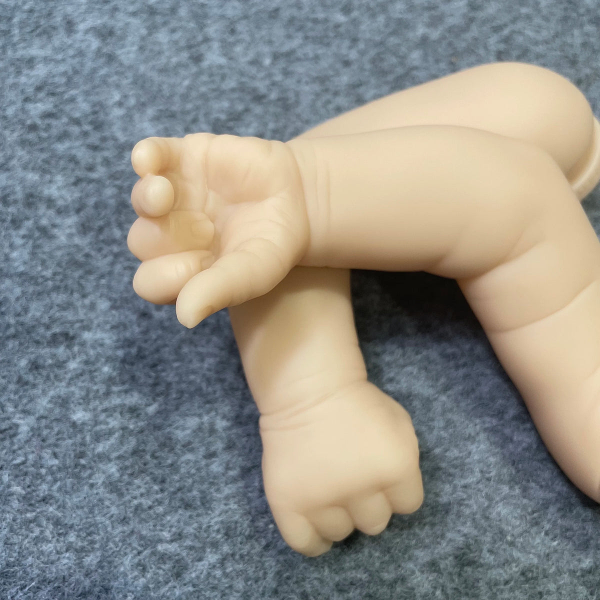 18-19 Inches Blank Reborn Baby Kit Sam Unpainted Unfinished Bebe Reborn Doll Molds Parts Vinyl Kit With Cloth Body