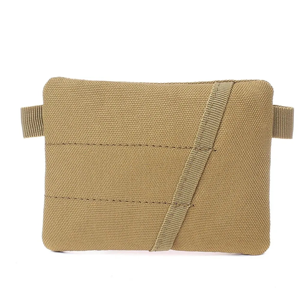 Outdoor EDC Molle Wallet Portable Waterproof Zipper Waist Pouch for Camping Hiking Hunting Travel EDC Pack