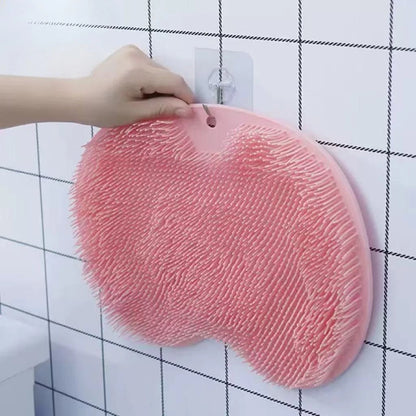 Anti-slip Foot Wash Brush Rub Back Brush Bathroom Tools Foot Massage Pad Shower Massage Mat Exfoliating Bath Pad Bath Sponge
