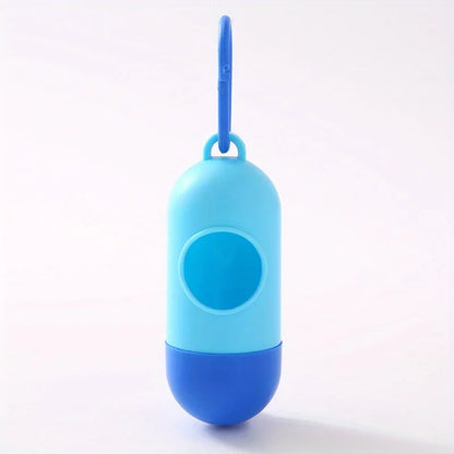 Pill Shaped Poop Bags Dispenser Garbage Holder Dispenser Pet Supplies For Dogs Collars And Leashes