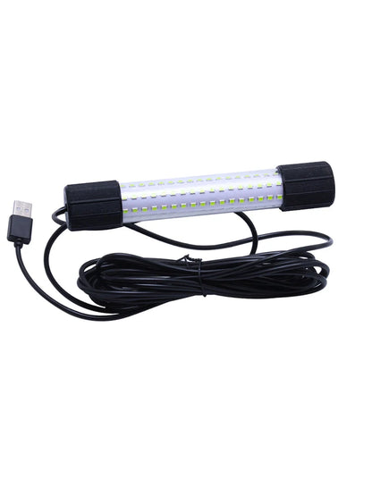 1 pc underwater LED fishing light, night fishing USB fishing light, multiple colors, portable fishing light, high brightness