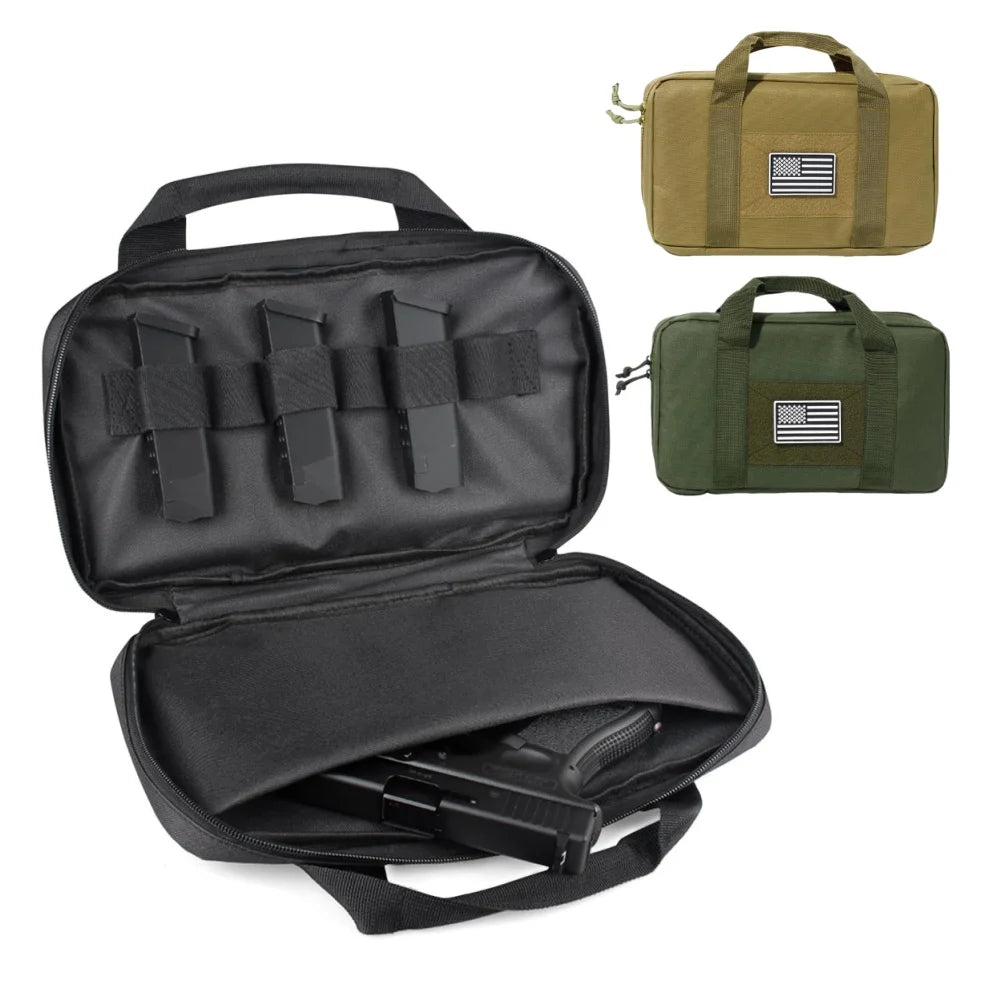 Tactical Gun Bag Airsoft Pistol Pouch Outdoor Sport Hunting Concealed Carry Portable Handgun Protection Case Hunting Accessories
