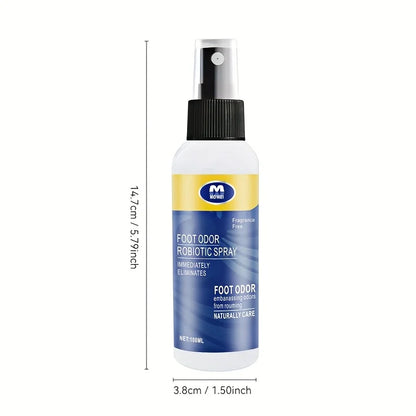 1 Bottle/Box Shoe Deodorizer Spray - Odor Eliminator Spray with Plant-Based Formula, Quick-Dry Odor Killer for Gym, Travel