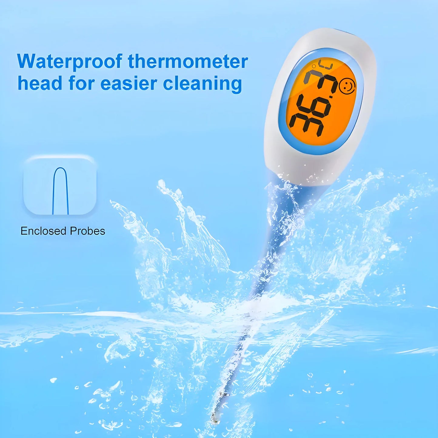 Professional LED Pet Dog Cat Electronic Thermometer Safe Wet Dry Thermometer Veterinary Thermometer Pet Medical Equipment Tools