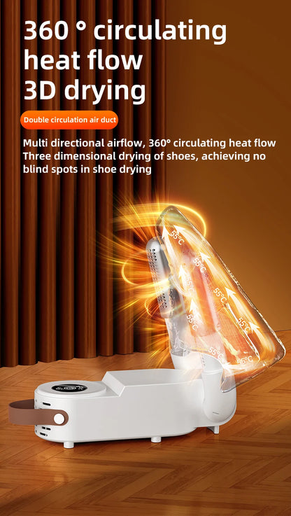 HOMEFISH Intelligent Shoe Dryer Quick Drying Deodorizing Sterilizing Adjustable Timer Household Shoe Warmer And Heater