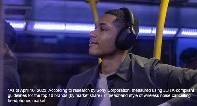 Sony WH-1000XM5 Wireless Noise Canceling Headphones Integrated Processor V1 Soft Fit Leather 30 Hour Battery Life 4 Microphones