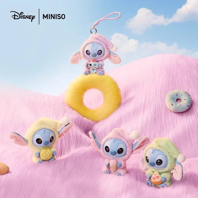 Stitch Eat Something Before Sleep Series Blind Box Toy Mystery Box Anime Figure Stitch Doll Pendant Ornaments Kid Christmas Gift