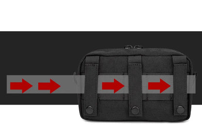 1000D EDC Pouch Molle Organizer Bag Utility EDC Tool Pouch Horizontal Modular Pouch Outdoor Waist Pack EMT Hunting Fanny Pack