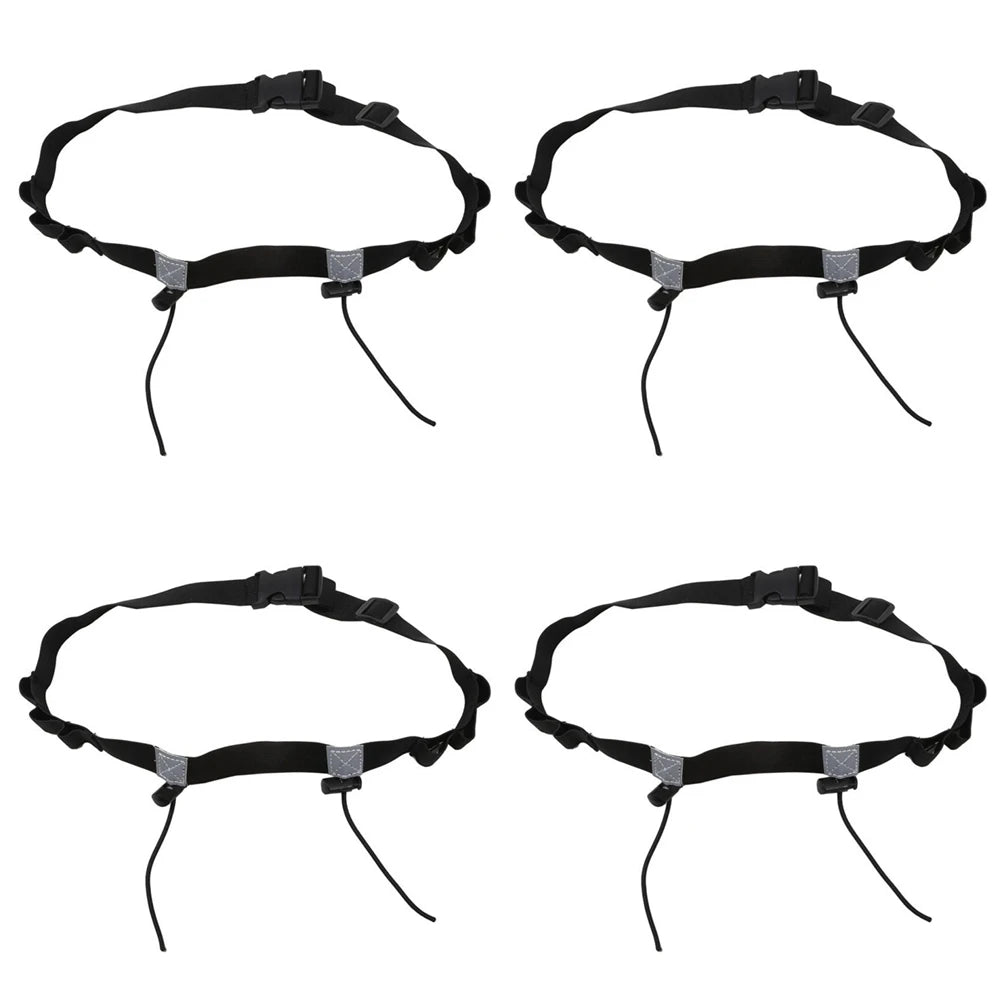 Running Race Number Belt Waist Pack Bib Holder For Triathlon Marathon Cycling Motor With 6 Gel Loops Fitness Sport Accessories