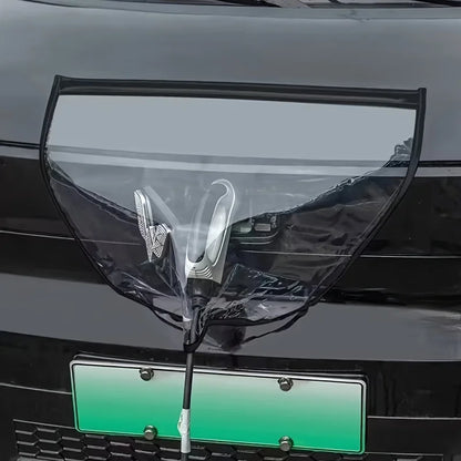 Waterproof Dustproof EV Charging Port Cover, Universal Fit for All Tesla/Nissan/Ford EV & PHEV, Anti-Snow Rain Ice Protection