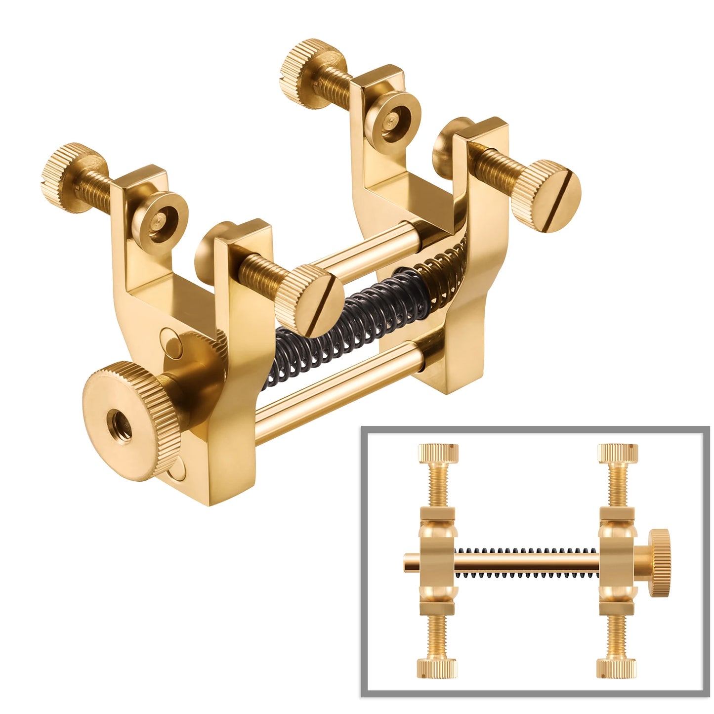 Violin brass edge clamp Luthier Fiddle Cello Guitar Edge Clip Cracks Sides Bulid For Luthier Wood repairing cracks Close tool