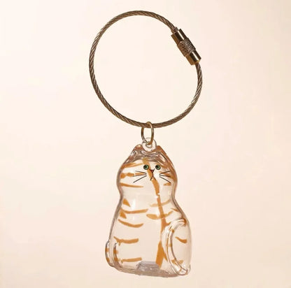 Dog Hair Storage Box Puppy Hair Memorial Keepsake Capsule Pet's Dog/Cat Fur Container Transparent Capsule Keychain Souvenirs
