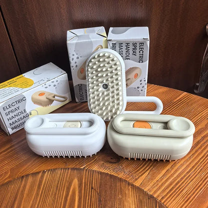Pet Steam Brush Cat Dog Cleaning Steamy Spray Massage Beauty Comb 3 in 1 Hair Removal Grooming Supplies Pets Accessories Comb