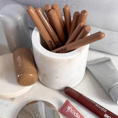 RhodeSkin Peptide Lip Shape Pen Lip Liner Long Lasting Lip Tint Pencil Pen Makeup Lipstick Powder Blusher Gloss Makeup Lipliner