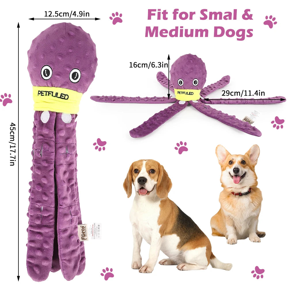 Valentine'S Day Dog Enrichment Toys，Octopus Dog Toys，Dog Snuffle Toy，Helps pets eat slowly, Dog Puzzle Game Interactive Toy