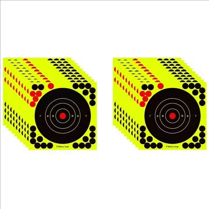 10/20/30/50PCS Splatter Target Stickers High Visibility Reactive Adhesive Paper Targets for Shooting Hunting Training Practice