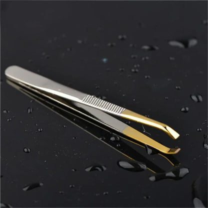 1PC High Quality Make Up Tools Pince Epiler Eyebrow Tweezer Stainless Steel Slant Tip Eyes Tweezer Clip For Face Hair Removal