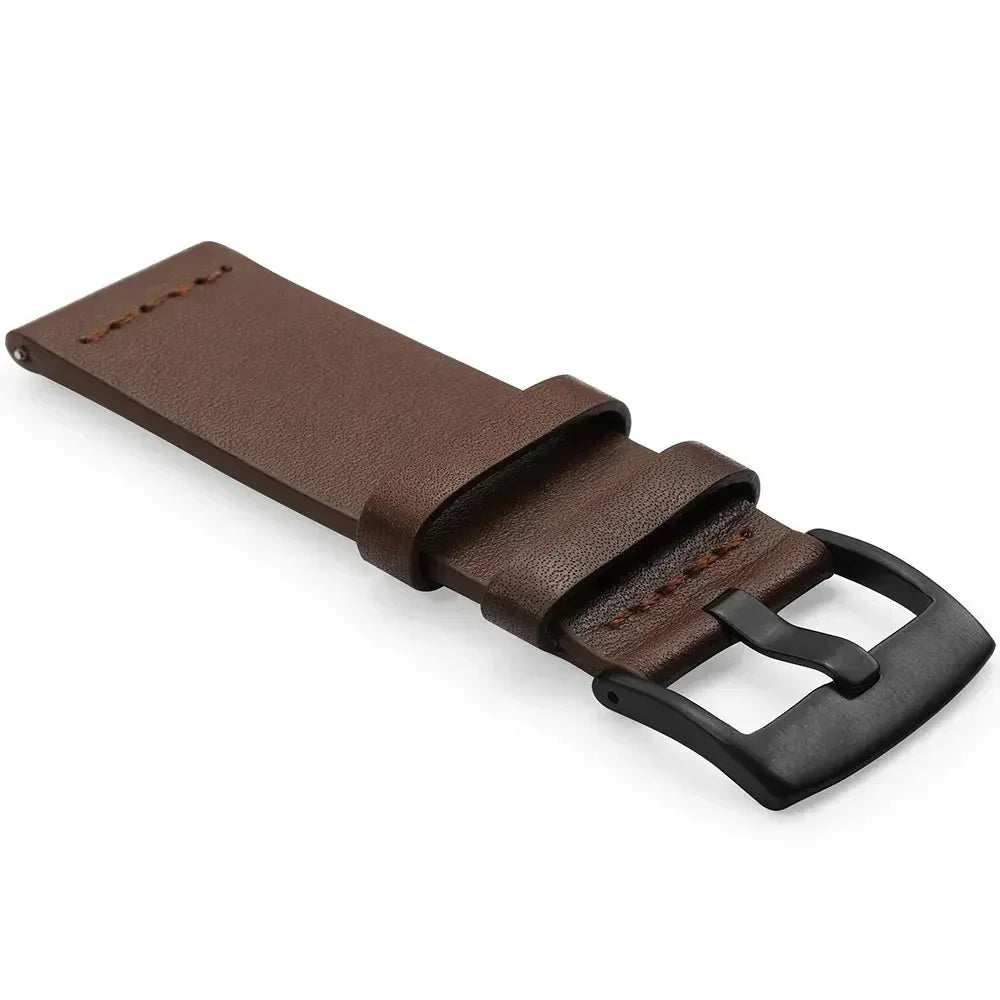 20mm 22mm Watch band Quick release Leather Strap for Samsung Galaxy Watch 3 Active2 40 44mm huawei watch gt 2 WatchBand 18 24mm