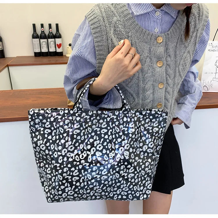Leopard Print Women's Handbag Summer New Large-capacity Fashionable Tote Bag Fashionable Handbag Bags for Women Designer Bags