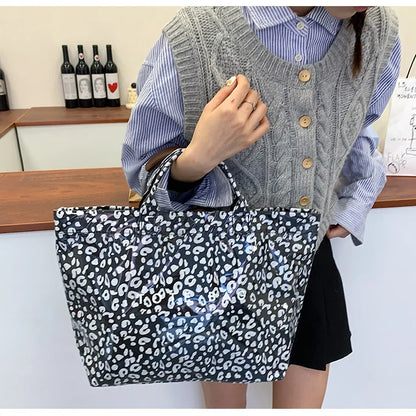 Leopard Print Women's Handbag Summer New Large-capacity Fashionable Tote Bag Fashionable Handbag Bags for Women Designer Bags