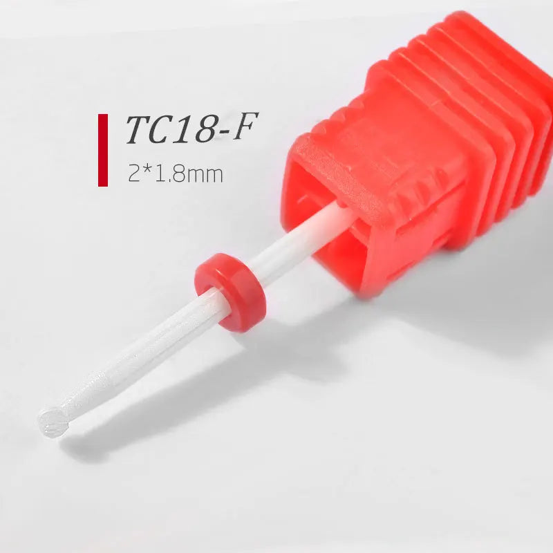 1/5pcs Ceramic Nail Drill Bits Milling Cutter Nail Files Grinding Head Electric Pedicure Manicure Polish Cuticle Clean Nail Tool
