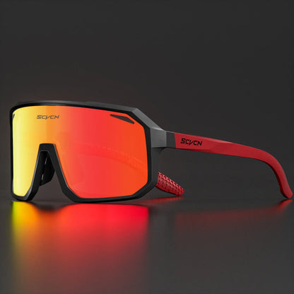 SCVCN New Sports Men UV400 Cycling Glasses Bike Sunglasses Outdoor Eyewear  MTB Bicycle Women Riding Hiking Goggles