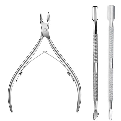 LULAA Cuticle Trimmer Professional Pedicure and Nail Care Tool Suitable for Removing Dead Skin from Fingernails and Toenails
