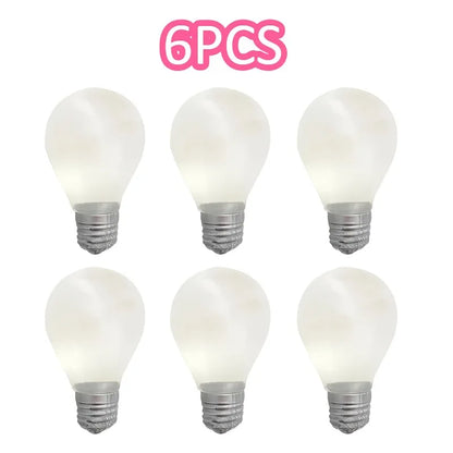 Squishy Light Bulb Maltose Luminous Squeeze Toy Slow Rebound Sensory Fidget Toy Anxiety Relief Novelty Funny Decompression Gift