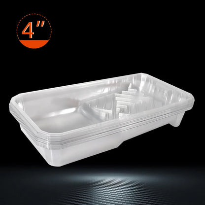 10 Disposable 4" Paint Pads, PET Material, Use with 4" Oil Tray, Eco-Friendly and Economical Conven