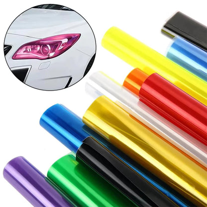 Car Headlight Taillight Protective Film Tint Vinyl Film Auto Lamp Film Sticker Sheet Color-Changing Smoke Matt Rear Fog Stickers