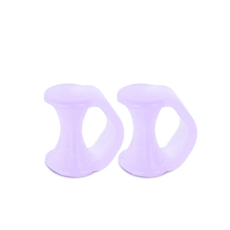Pexmen 2Pcs Gel Toe Separator Pinky Toe Spacers Little Toe Cushions for Preventing Rubbing Relieve Pressure Foot Care Tool