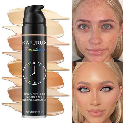 8 Colors Liquid Foundation Effective Concealer Waterproof Sweat-resistant Face Korean Makeup Profession Face Base Cosmetics Gift