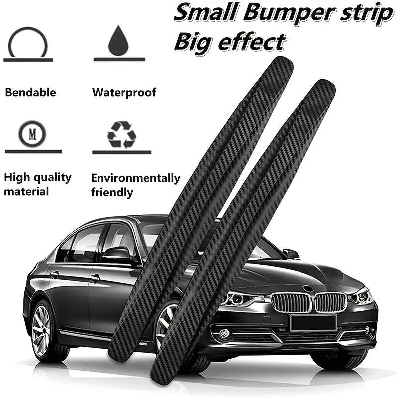 6/4 Piece Universal Front Rear Bumper Corner Protector Guard Car Anti-collision Protection Decoration Strip Car Accessories New
