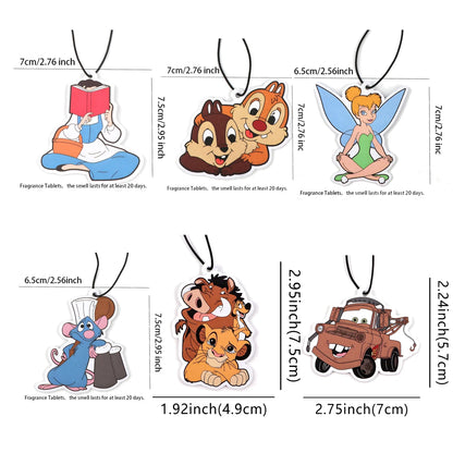 Cartoon Squirrel Fragrant Paper Auto Interiors Animals Car Fragrance Cabinet Bedroom Air Freshener Hangings Solid Perfume Gifts