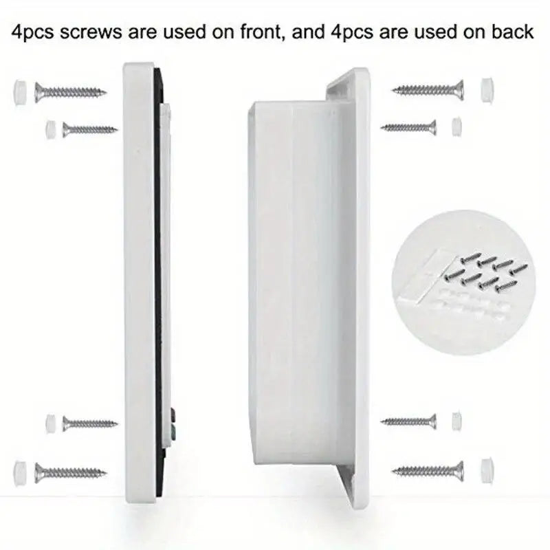 Pet Cat Door Hole Dog Door Hole Can Control Free Entry And Exit Pet Home Practical Two-way Door Safety Flap Door Pet Supplies