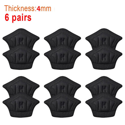6pairs/12pcs Insoles Patch Heel Pads for Sport Shoes Back Sticker Adjustable Size Antiwear Feet Pad Cushion Insert Insole
