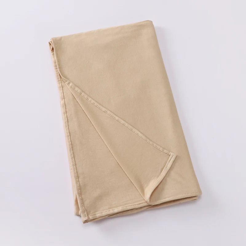 Good Stitch Stretchy Jersey Scarf Jersey Hijab Instant Hijab Plain Muslim Shawls Supplier Turban HeadWraps Foulard Femme
