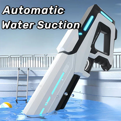 43cm Electric Water Guns For Adults Powerful Squirt Automatic Water Suction Water Blasters Summer Outdoor Beach Toy For Kid Gift