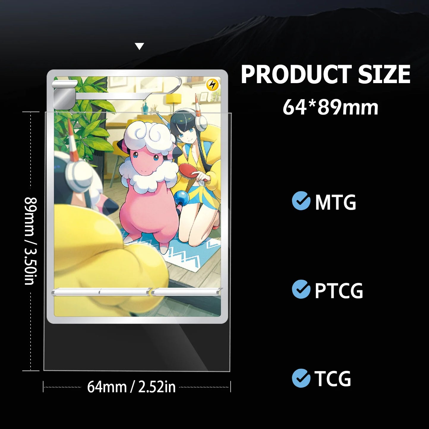 1000 PCS Inner Card Sleeves Perfect Fit MTG/YGO Trading Card ,Sports Cards,Soft Inner Card Sleeves Is Smooth And Tough