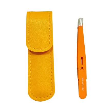 Eyebrow Tweezer Colorful Hair Beauty Fine Hairs Puller Stainless Steel Slanted Eye Brow Clips Removal Makeup Tools