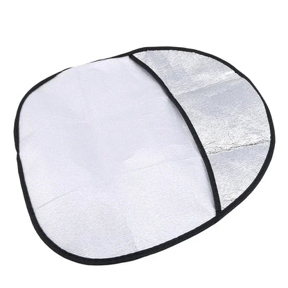 Double Heat Insulation Sunshade Cover Protection Foldable Anti-uv Sunscreen Car Interior Supplies for All Car Steering Wheel