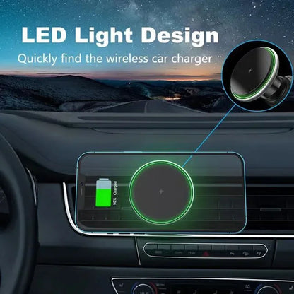 Magsaf Magnetic Car Phone Holder For Audi A1 Sportback 8XA 8XF 2011-2019 Wireless Charging Holder for Mobile iPhone 12 13 Pro